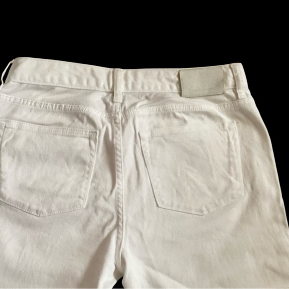 Lauren Jeans Co. Ralph Lauren Women's Classic Straight White Jeans Size 10 - Picture 6 of 6